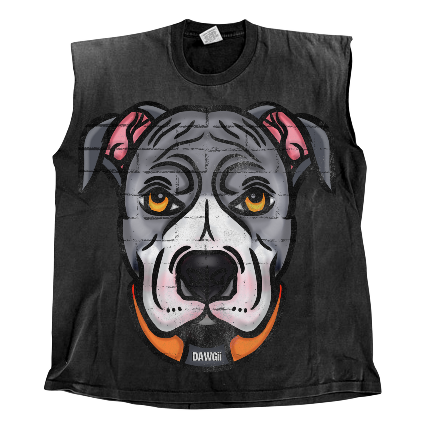 Faded Dawgii Graphic T-shirt (sleeveless)