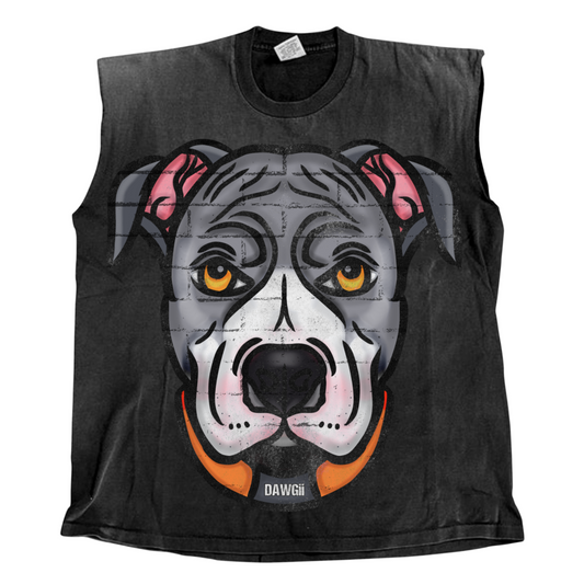 Faded Dawgii Graphic T-shirt (sleeveless)